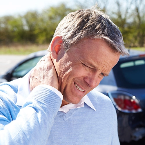 Chiropractic Alexandria VA Man With Whiplash Neck Pain